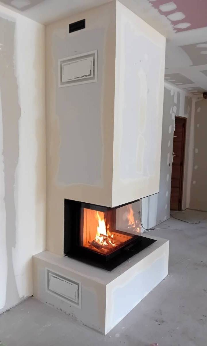 Installer une cheminée 3 faces vitrées pour ma maison d'Arcachon