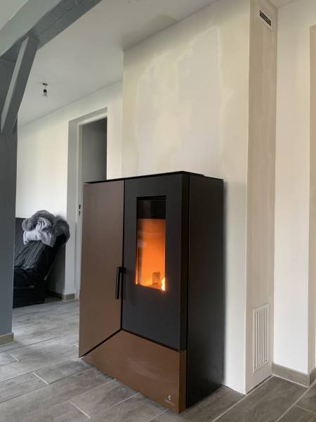 Poêle à granulés grosse puissance dans les Landes