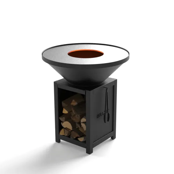 Brasero artisanal design pour terrasse avec vue sur le Bassin d'Arcachon
