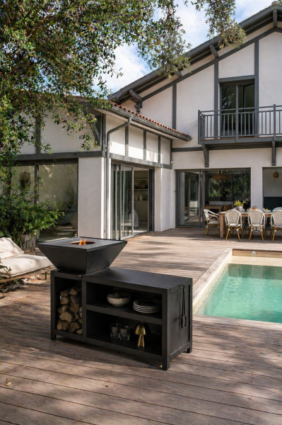 Livraison de brasero design prêt à l’emploi sur tout le Bassin d’Arcachon