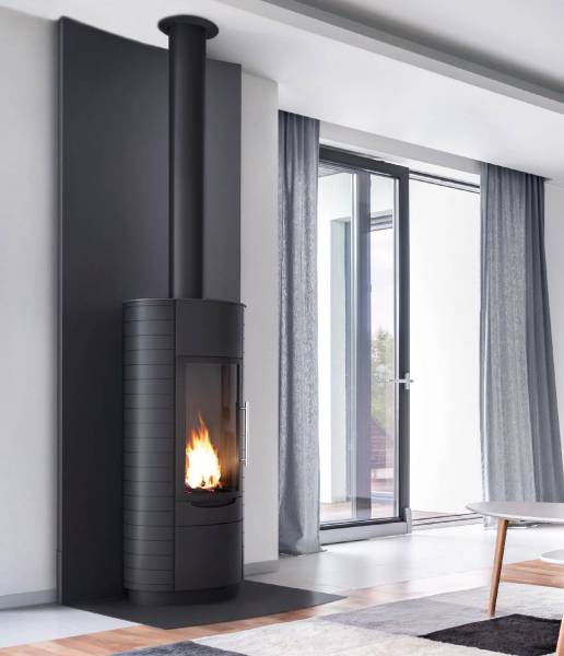 Protection murale pour poêle à bois dans les Landes