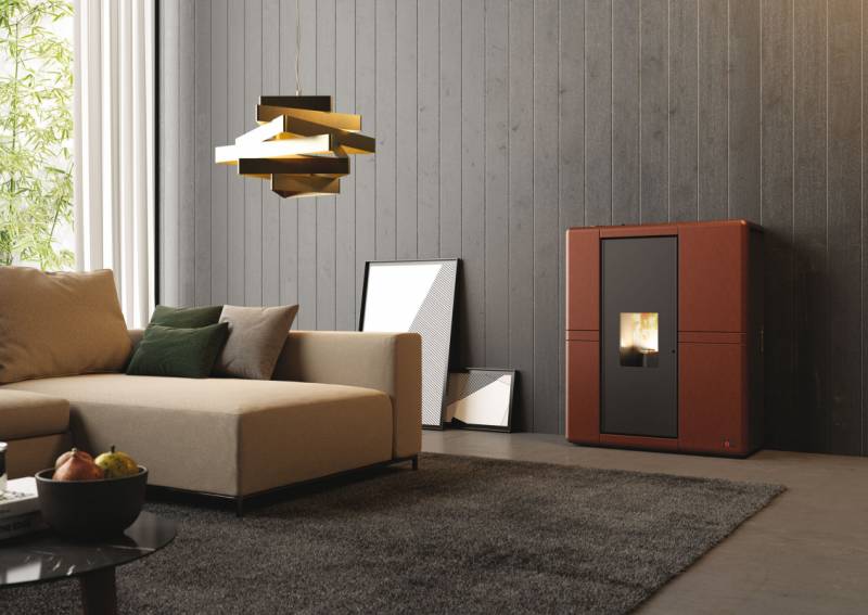 installateur de poêle à pellet de marque Cola modèle Ermetica à Cazaux 33